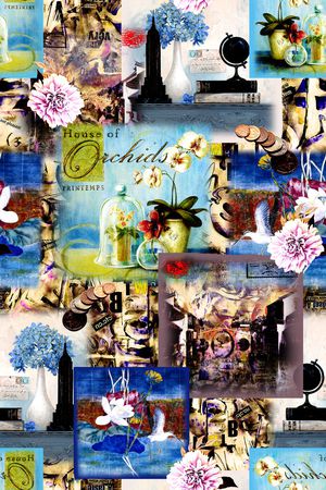 抽象印花华亿平台图片