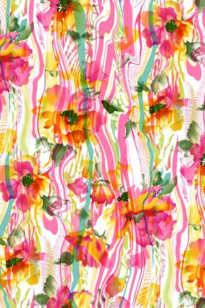 乱花印花华亿平台图片