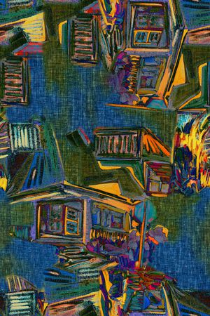 几何印花华亿平台图片