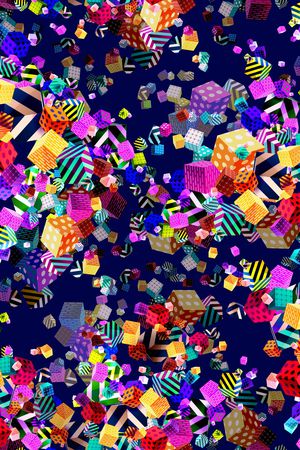 抽象印花华亿平台图片