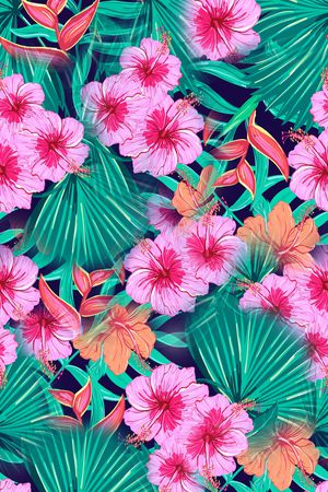 花朵印花华亿平台图片