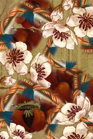 波西米亚印花华亿平台图片