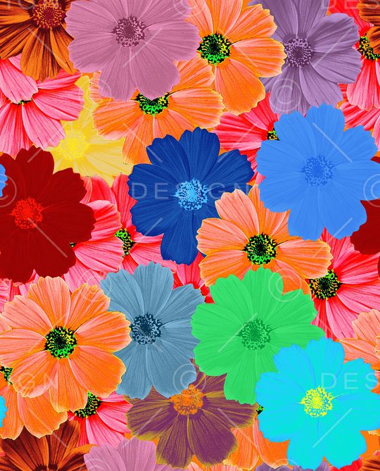 花朵印花华亿平台图片