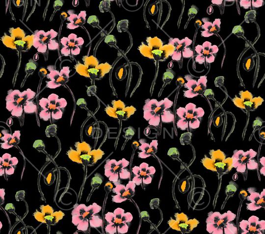 水彩印花华亿平台图片