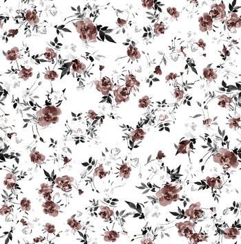 845273-水彩玫瑰小碎花花卉1