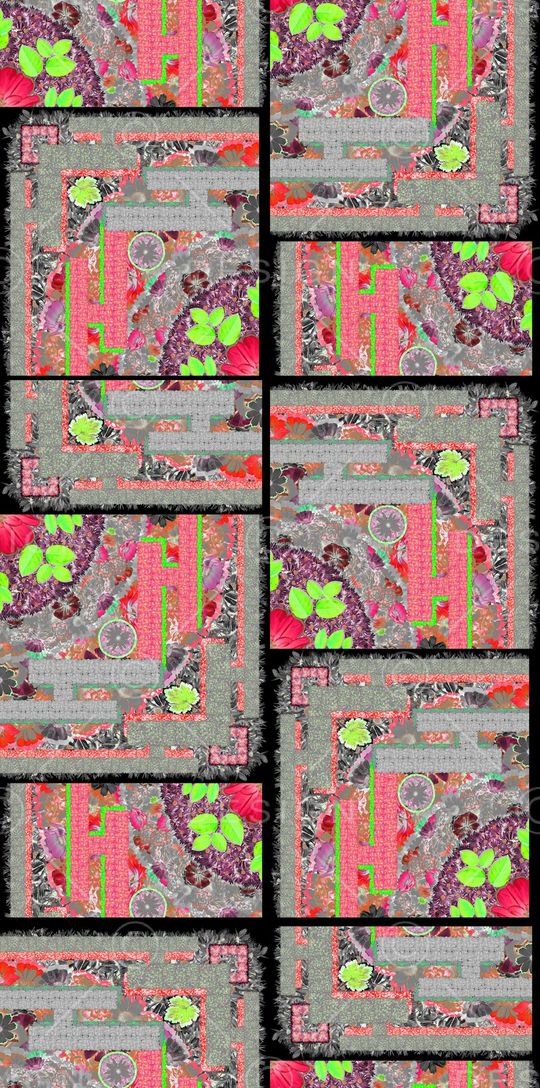 碎花印花华亿平台图片