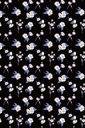 小碎花印花华亿平台图片