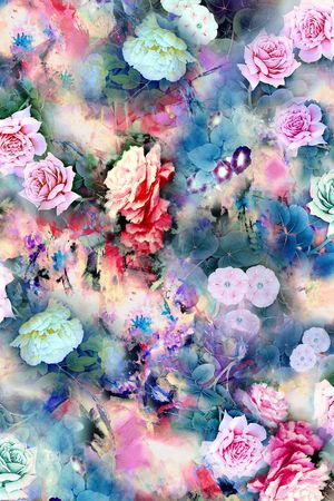 朦胧印花华亿平台图片