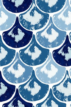 鱼鳞印花华亿平台图片