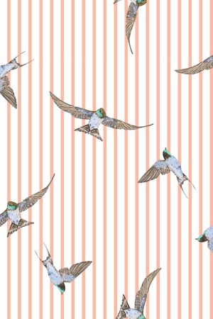 几何条纹印花华亿平台图片