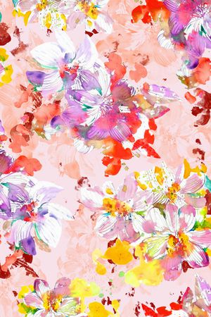 手绘印花华亿平台图片