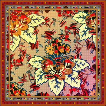 不规则几何印花华亿平台图片