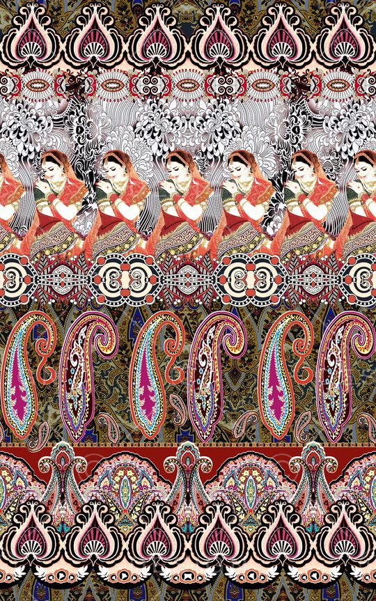 民族风印花华亿平台图片