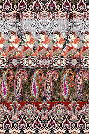 民族风印花华亿平台图片