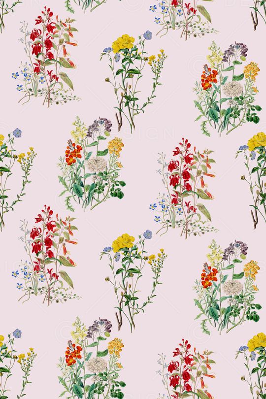 花卉植物印花华亿平台图片