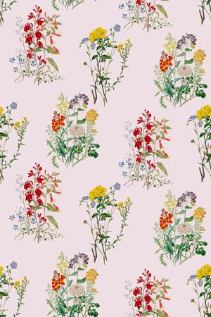 花卉植物印花华亿平台图片