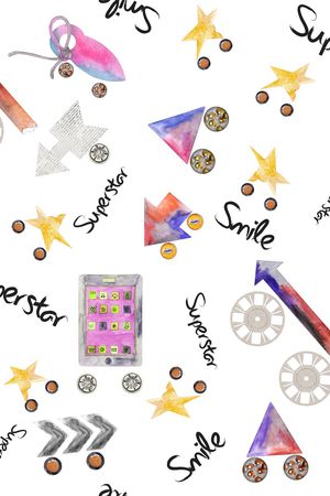 水彩印花华亿平台图片