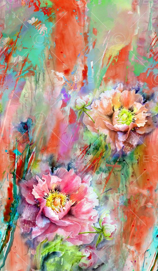 水彩印花华亿平台图片