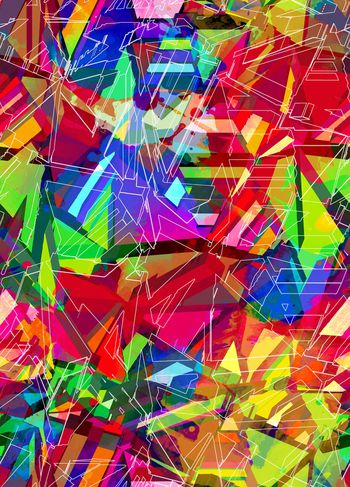 846288-抽象几何 线条--5