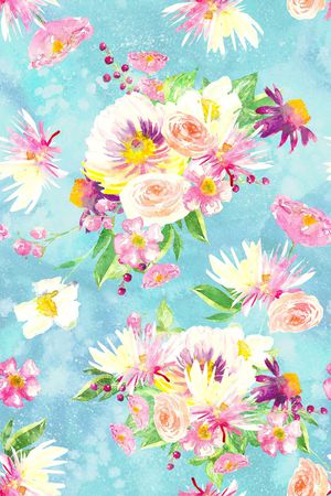 水彩印花华亿平台图片