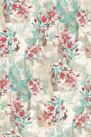 手绘印花华亿平台图片