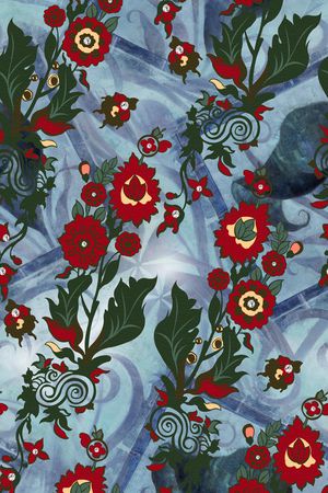 波西米亚印花华亿平台图片