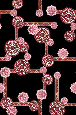 欧式印花华亿平台图片