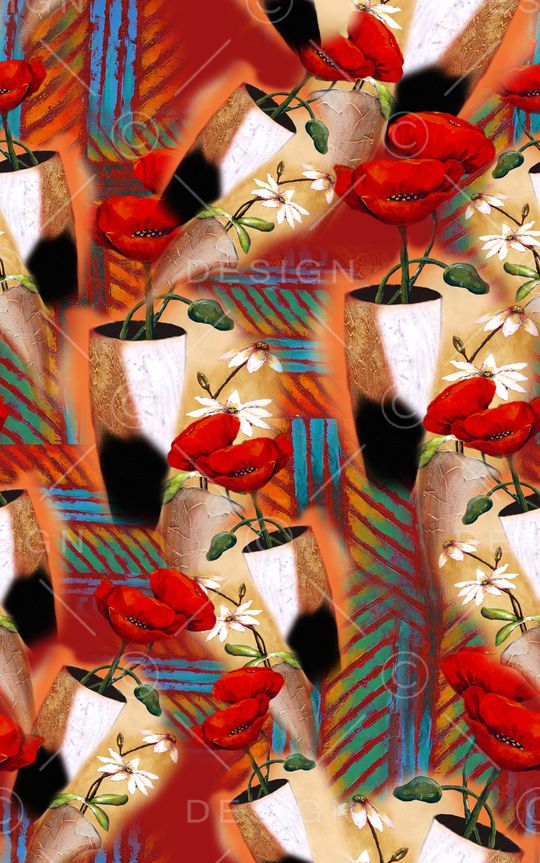 花朵印花华亿平台图片