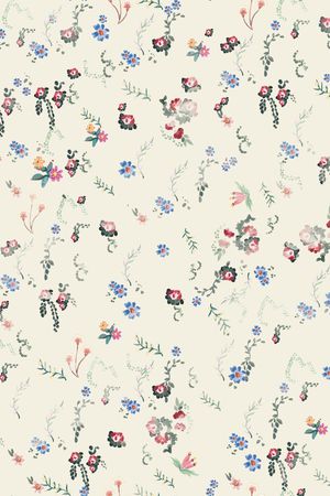 小碎花印花华亿平台图片