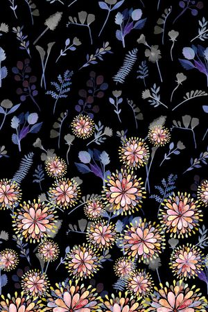 抽象花印花华亿平台图片