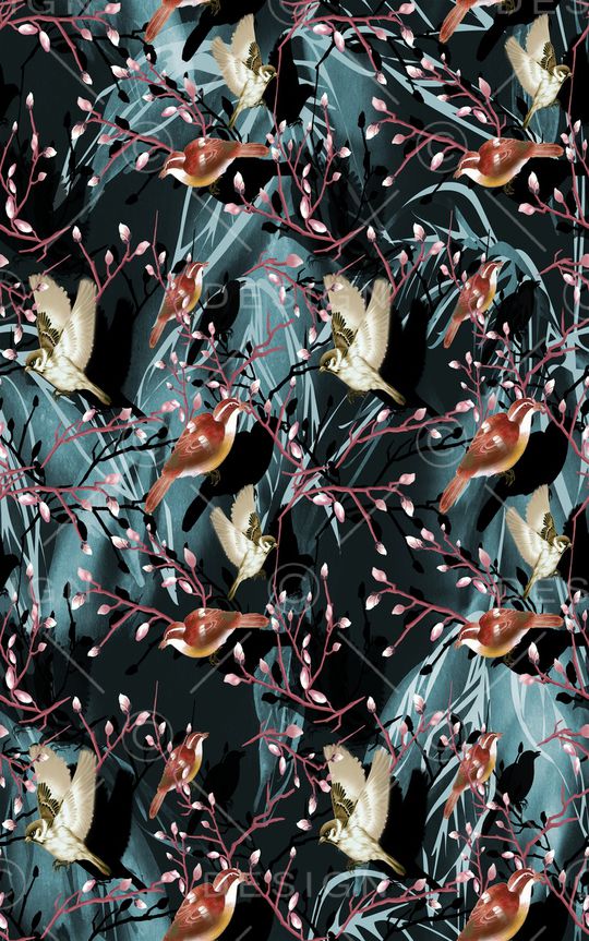 昆虫印花华亿平台图片