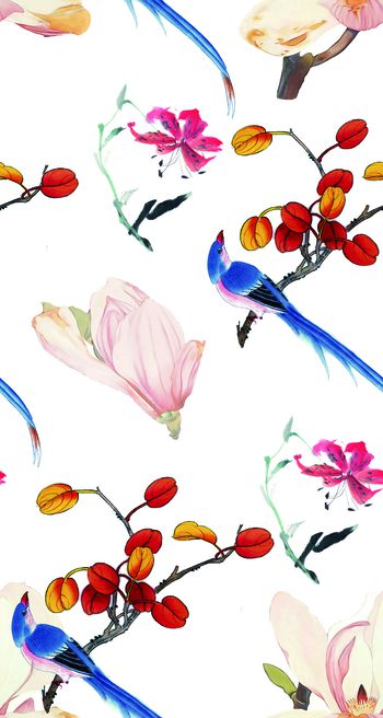 手绘印花华亿平台图片