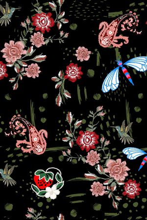 绣花印花华亿平台图片