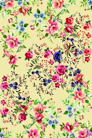 乱花印花华亿平台图片