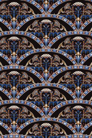 复古印花华亿平台图片