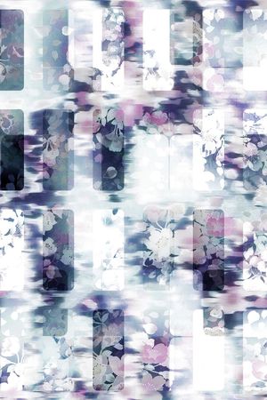 几何樱花印花华亿平台图片