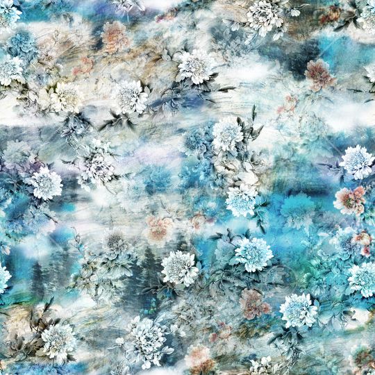 牡丹印花华亿平台图片