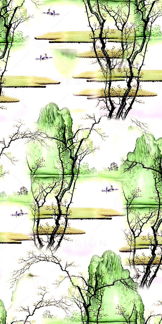 风景印花华亿平台图片