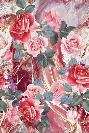 手绘印花华亿平台图片