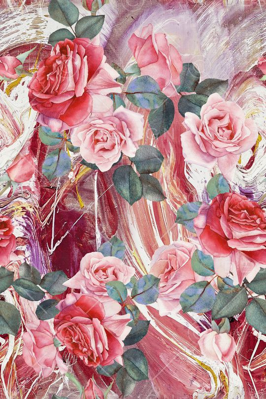 手绘印花华亿平台图片