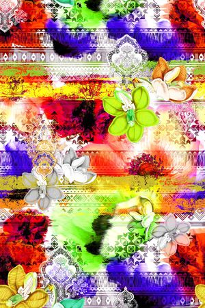 民族风印花华亿平台图片