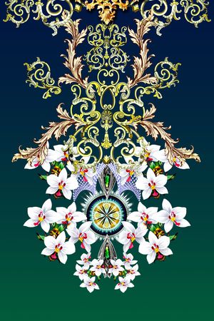 时尚印花华亿平台图片