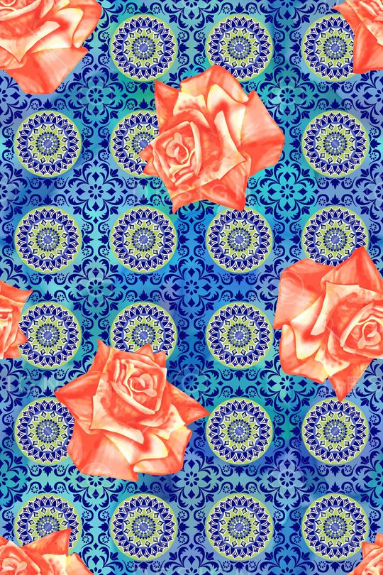 民族风印花华亿平台图片