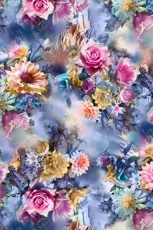 花朵印花华亿平台图片