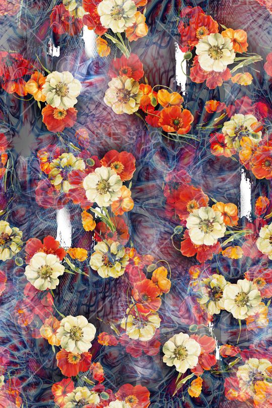 花朵印花华亿平台图片