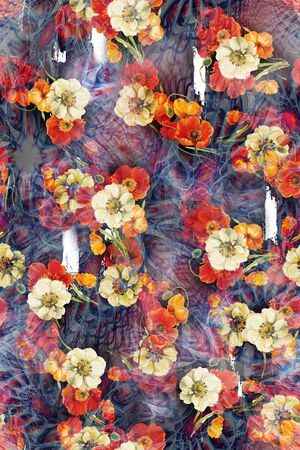 花朵印花华亿平台图片