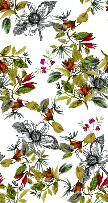 手绘印花华亿平台图片