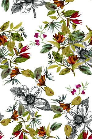 手绘印花华亿平台图片