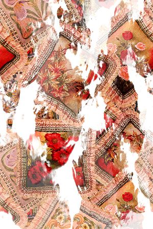 复古欧美印花华亿平台图片