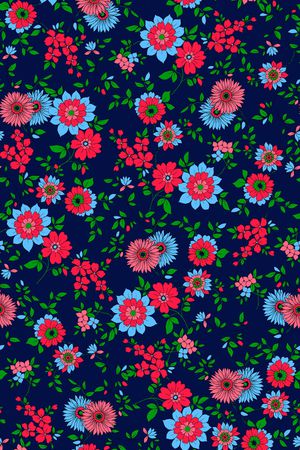 小碎花印花华亿平台图片